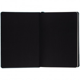 Ежедневник Alanis, недатированный, черный с голубым