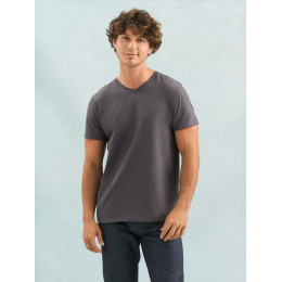 Футболка унисекс Regent с V-образным вырезом, красная