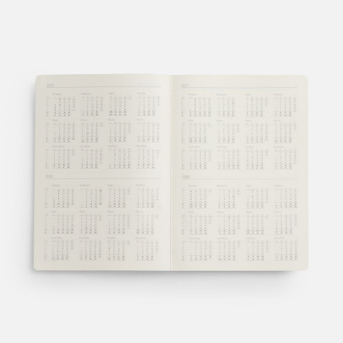 Ежедневник Flexpen Black, недатированный, черный с синим