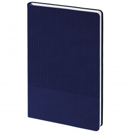 Ежедневник Knit, недатированный, темно-синий