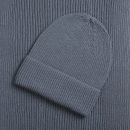 Шарф Nobilis Mono, серый (стальной)