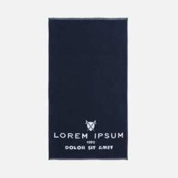 Полотенце на заказ Surpass с пестротканым логотипом, большое