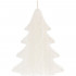 Свеча Kniteam, елка, белая Свеча Kniteam, елка, белая