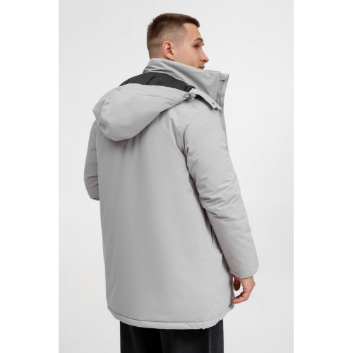 Куртка-парка унисекс Sfera, светло-серая