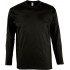 Футболка с длинным рукавом Monarch 150, черная Футболка с длинным рукавом Monarch 150, черная