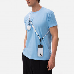 Шнурок для телефона OmniHold, белый