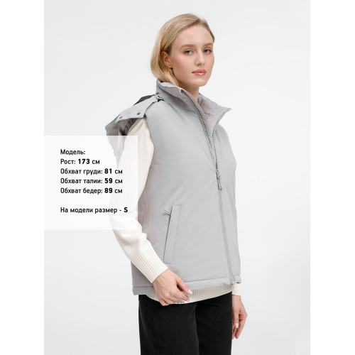 Жилет унисекс Sfera, светло-серый