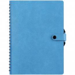 Ежедневник Strep Front на заказ, недатированный, голубой
