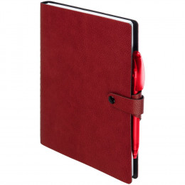 Ежедневник Strep Front на заказ, недатированный, красный