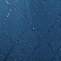 Зонт-трость Magic с проявляющимся рисунком в клетку, темно-синий