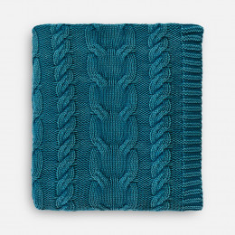 Плед Hygge, темно-зеленый