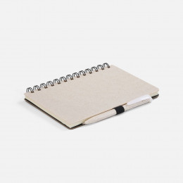 Блокнот на спирали Intrigo, белый