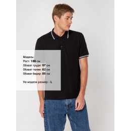 Рубашка поло Virma Stripes, черная