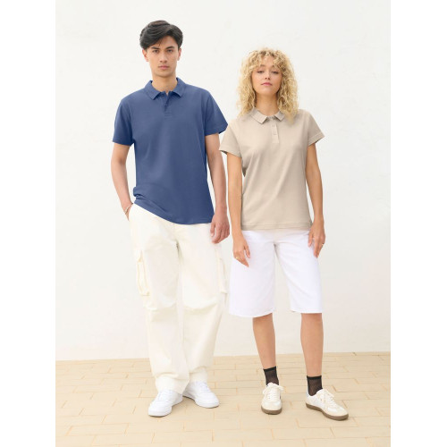 Рубашка поло женская Pulse Women, бежевая (льняная)