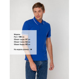 Рубашка поло Virma Stripes, ярко-синяя