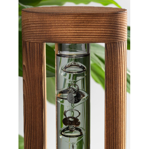 Термометр «Галилей» в деревянном корпусе, серый