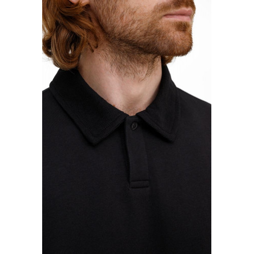 Рубашка поло унисекс Tiimi, черная