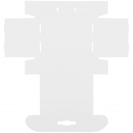 Коробка Matter Light, белая, с черной ручкой