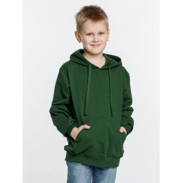 Худи детское Kirenga Kids 2.0, темно-зеленое