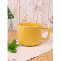 Чашка Jumbo в коробке матовая, желтая