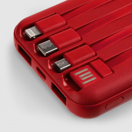 Аккумулятор Omni Qi 10000 мАч, ver.2, красный