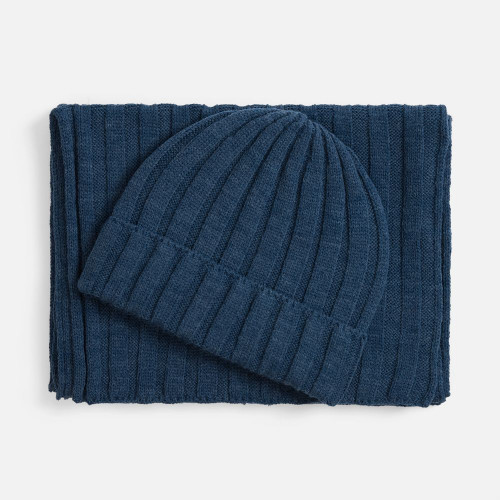 Шапка Metelitsa, синий меланж (джинс)