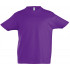 Футболка детская Imperial Kids, темно-фиолетовая Футболка детская Imperial Kids, темно-фиолетовая