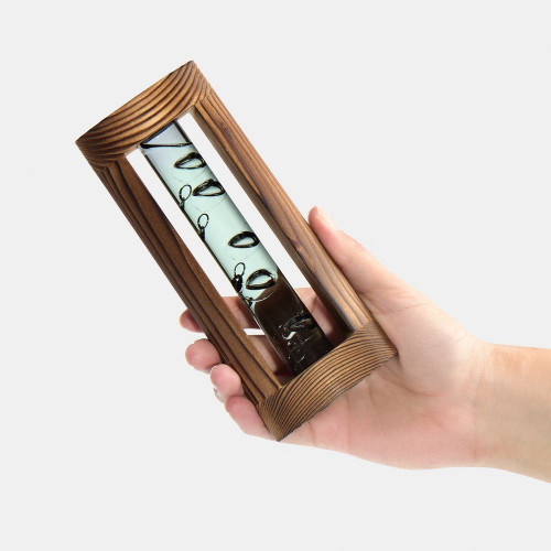 Термометр «Галилей» в деревянном корпусе, серый