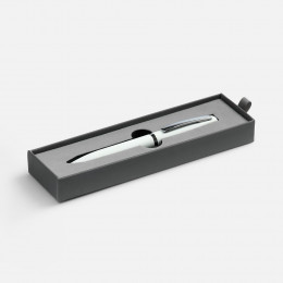 Ручка шариковая Bolt Soft Touch в футляре, белая