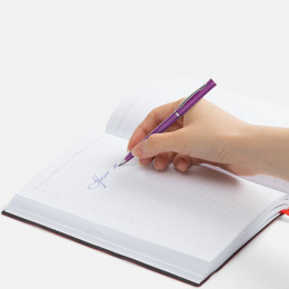 Ручка шариковая Euro Chrome, фиолетовая