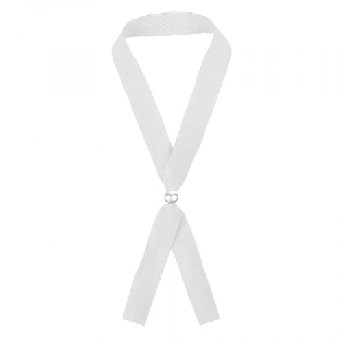 Промо-браслет MENDOL, 34,5х1,2см, белый, полиэстер