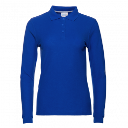 Рубашка поло женская STAN длинный рукав хлопок/полиэстер 185, 04SW