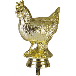Фигурка пластиковая Курица 8127-1 10,2см