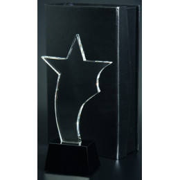 Награда хрустальная C035/FP 255х135мм(10) футляр в комплекте