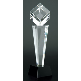 Награда хрустальная C004/FP 30см футляр в комплекте