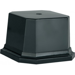 Цоколь пластиковый 130х130х100 17074/BK