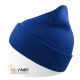 Шапка вязаная  двойная Wind-S синий 
