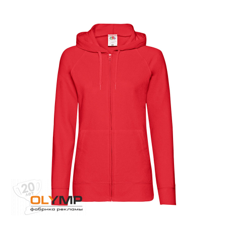 Толстовка без начеса "Ladies Lightweight Hooded Sweat"